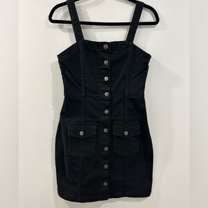 H&M Divided Denim Mini Dress with Pockets